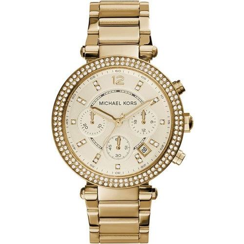 Michael Kors MK5354 Ladies Parker Gold Chronograph Watch