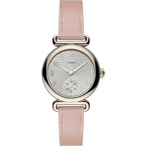 Timex Model 23 Ladies Pink / Rose Gold 32mm Watch TW2T89500