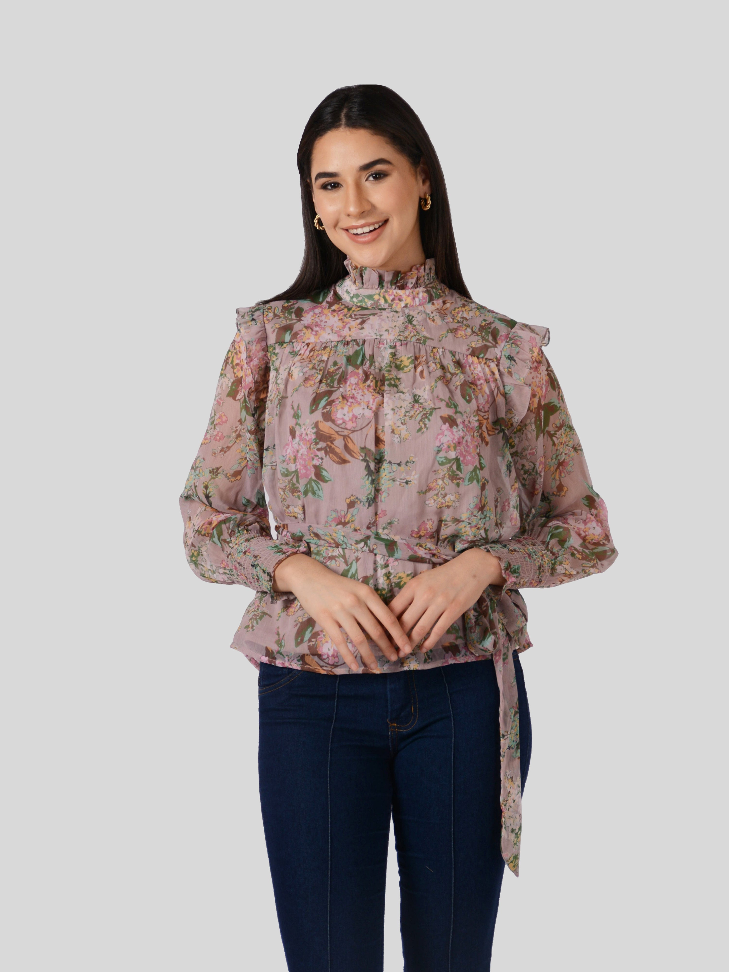 Farktop Chiffon Peplum Top Has a Flowier Feel Than Other Styles