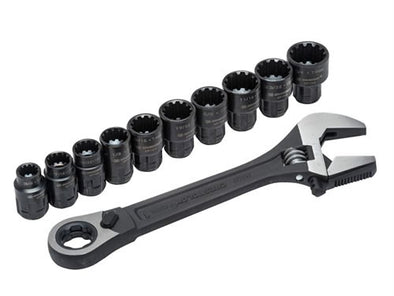 Crescent 11 Piece X6™ Pass-Thru™ Adjustable Wrench Set (4776556003382)