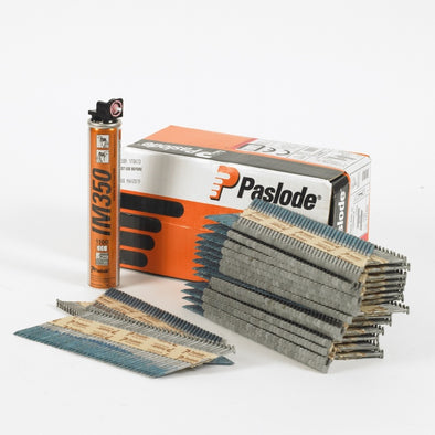 Paslode IM360Ci 63mm Ring Bright Framing Nails Fuel Pack €74.95