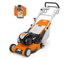 Stihl RM 545 VR 43cm self-propelled petrol lawnmower with rear roller (4763209269302)