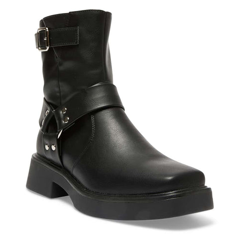 Ravella Hammond Black Smooth Boots