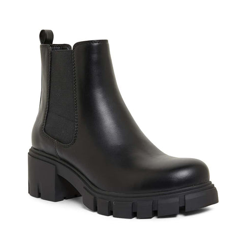 Ravella Hammond Black Smooth Boots