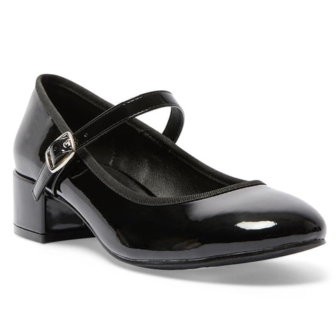 Black Patent Sandals - Kitten Heel Sandals - Black Thong Sandals - Lulus