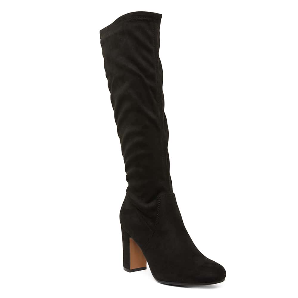 Ravella Hammond Black Smooth Boots