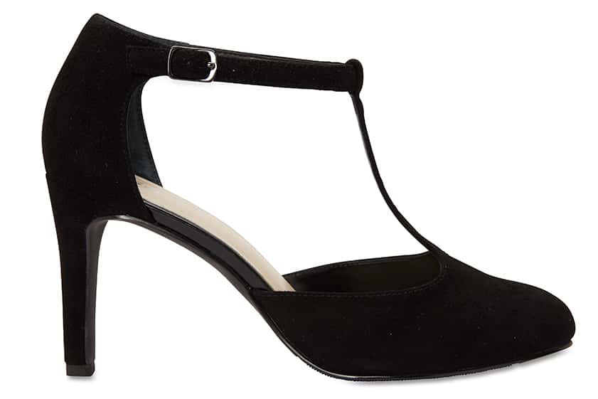 Babylon Heel in Black Suede | Sandler | Shoe HQ