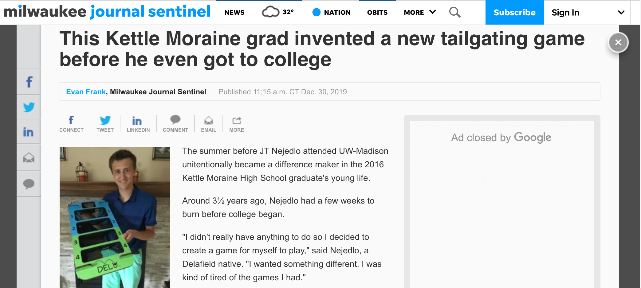 DELU Milwaukee Journal Sentinel