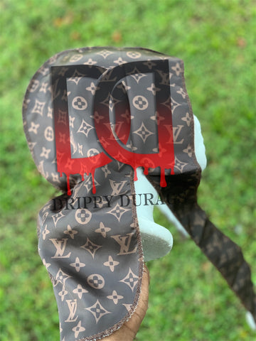 Brown LV Headband — DWdurags.com