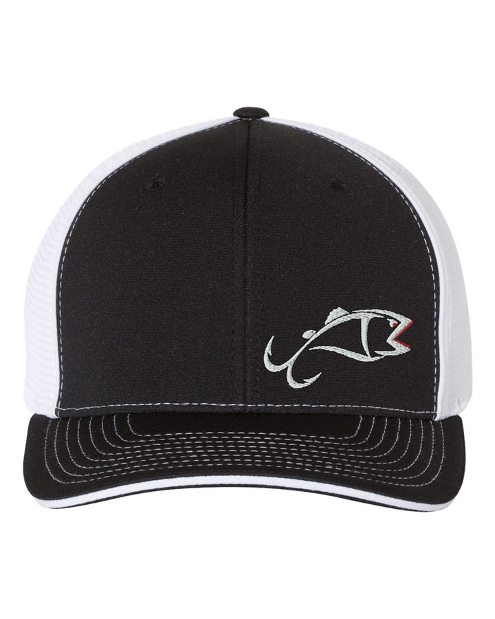 Trucker Hat Black/Black-Gray Side Logo- Item #43195