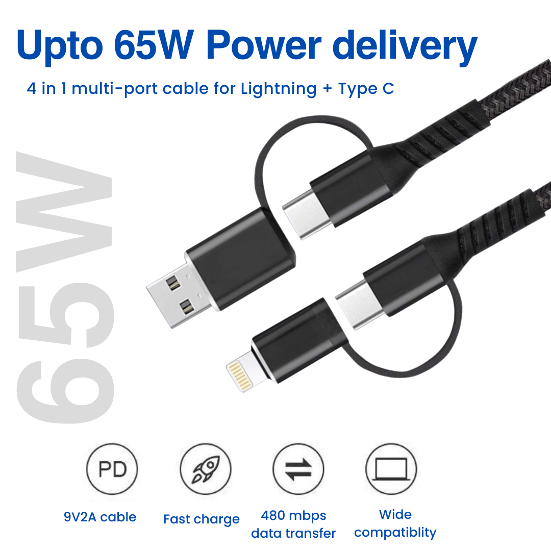 4 in 1 charging cable