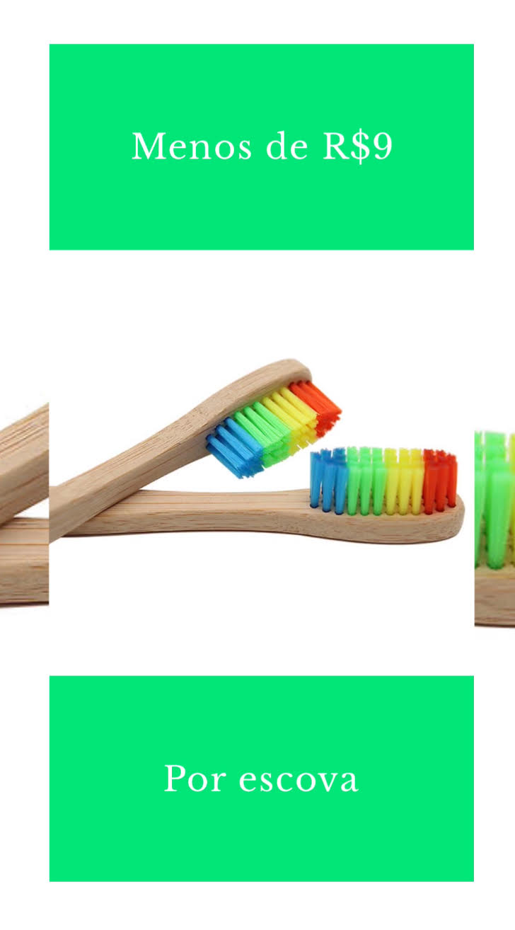 Escovas de Bambu Ecológicas Biodegradáveis Gorganic® 10 un. – Mega Market