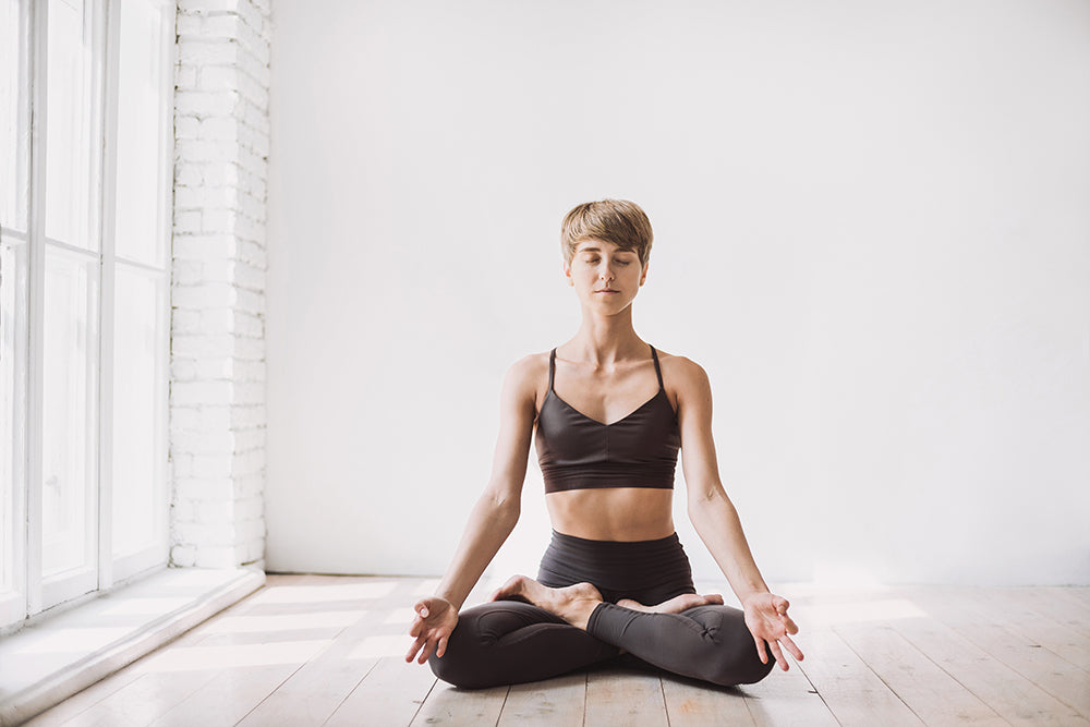 Chakra meditation -  Yoga-Positionen