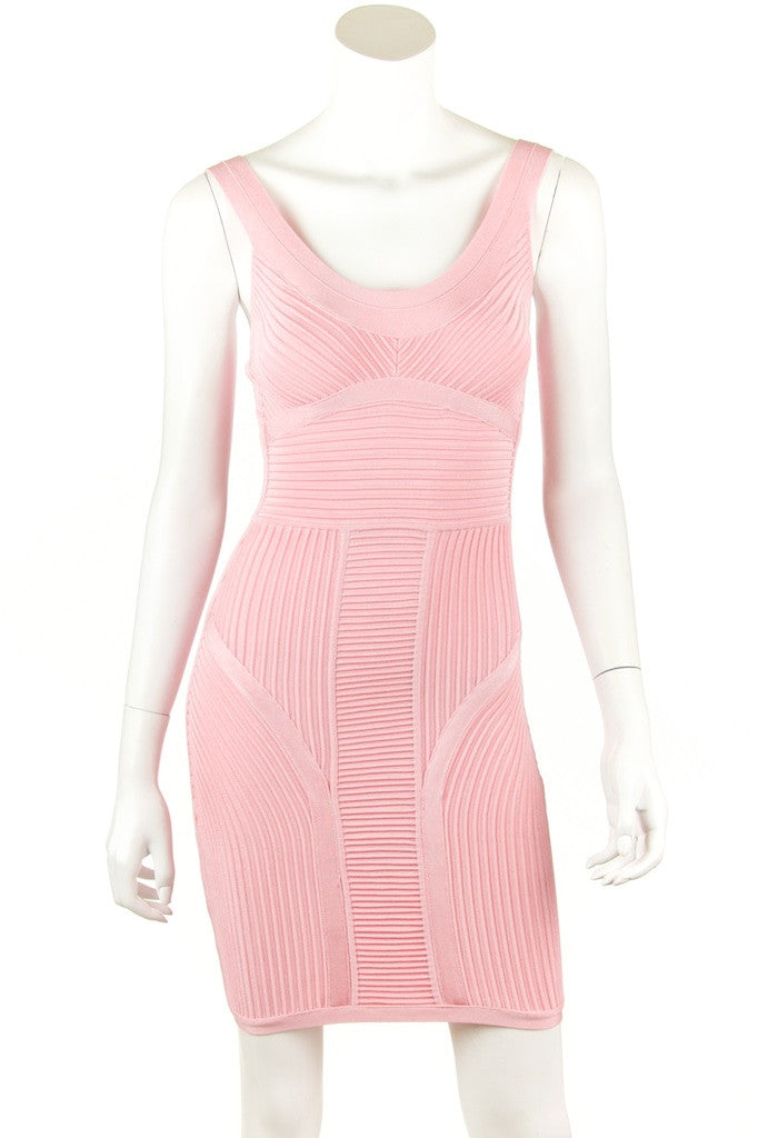 Herve Leger ribbed body con dress | OWN THE COUTURE | Canada's luxury ...