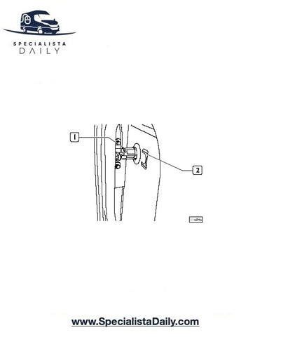 Cilindretto Porta Scorrevole Iveco Daily