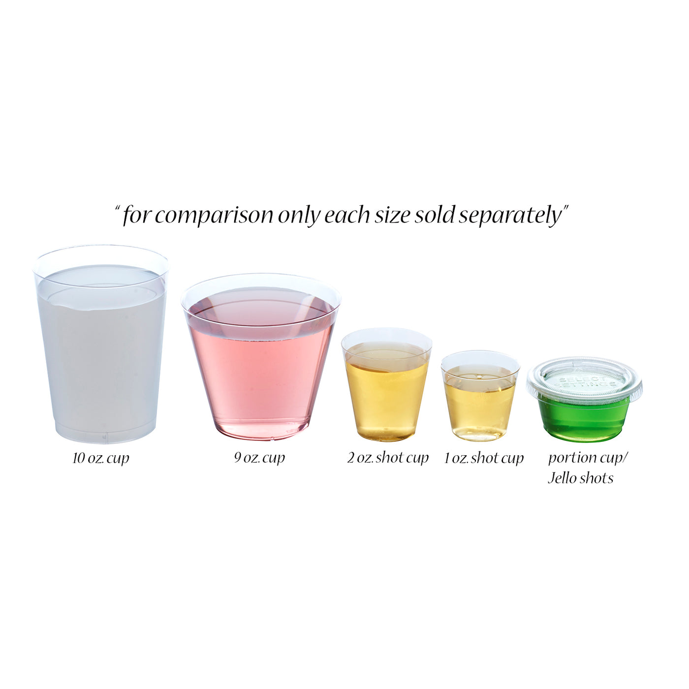 disposable shot glasses