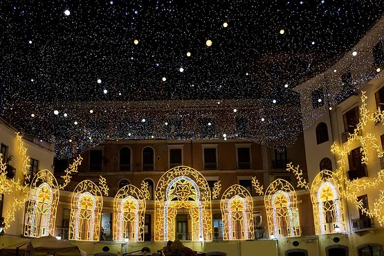 Image of Salerno Luci d'Artista tunnel of lights
