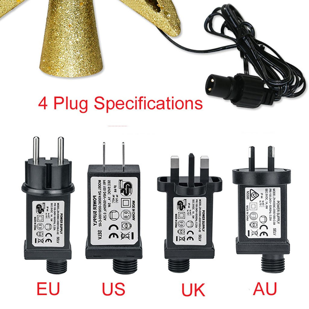 3D Christmas Tree LED Star