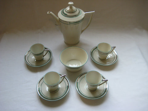 Art Deco Coffee Set marked as Foreign 41