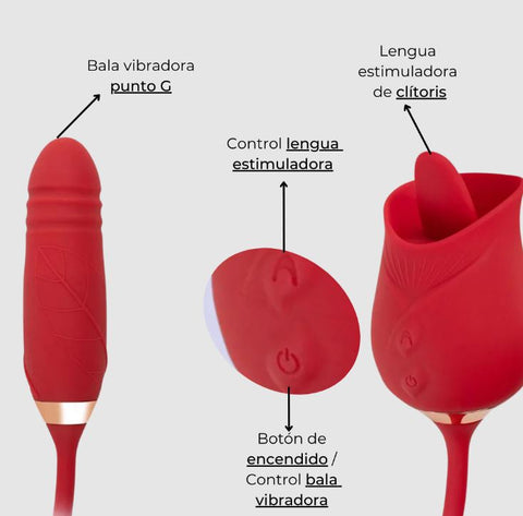 vibrador flor de loto instrucciones de uso