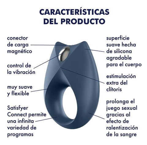 Anillo Vibrador Satisfyer para el pene Royal One Ring