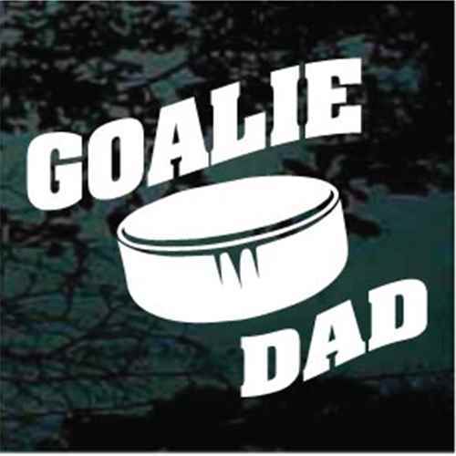 Download Hockey Goalie Dad Vinyl Decal Sticker - StickerSquad