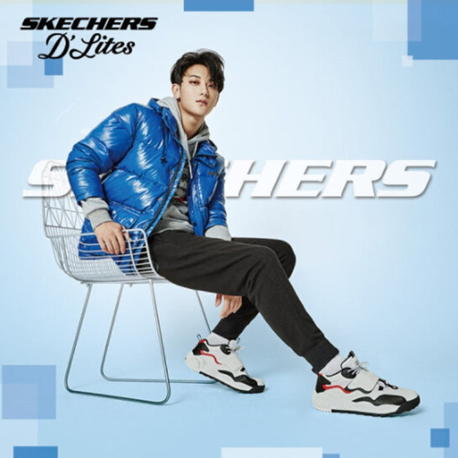 skechers shoes mens blue