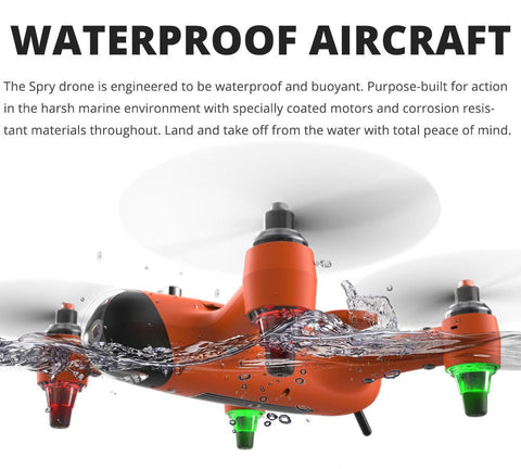 Splash Drone 4 Swellpro Waterproof Drone NIGHT FISHING Bundle with