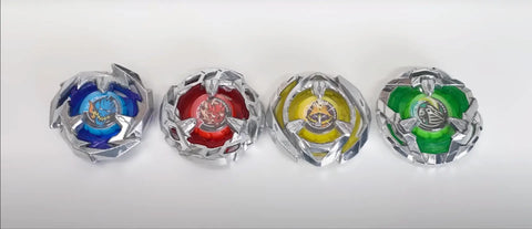 X dash Gimmik in all four beyblade X