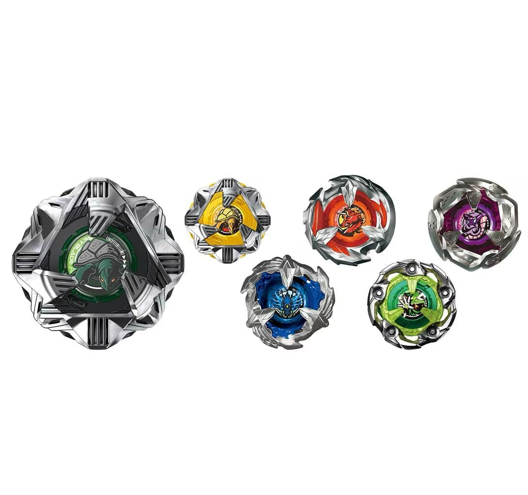 FullSet Beyblade X BX-35 Vol.4 BlackShell 4-60DOT - Mall Of Toys product image