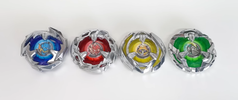 Four types of Beyblade releases