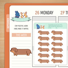 Load image into Gallery viewer, Long Dog Planner Stickers