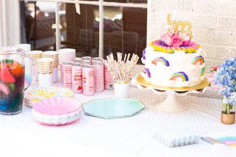 Pastel Rainbow Party  Pastel Rainbow Party Supplies & Decorations