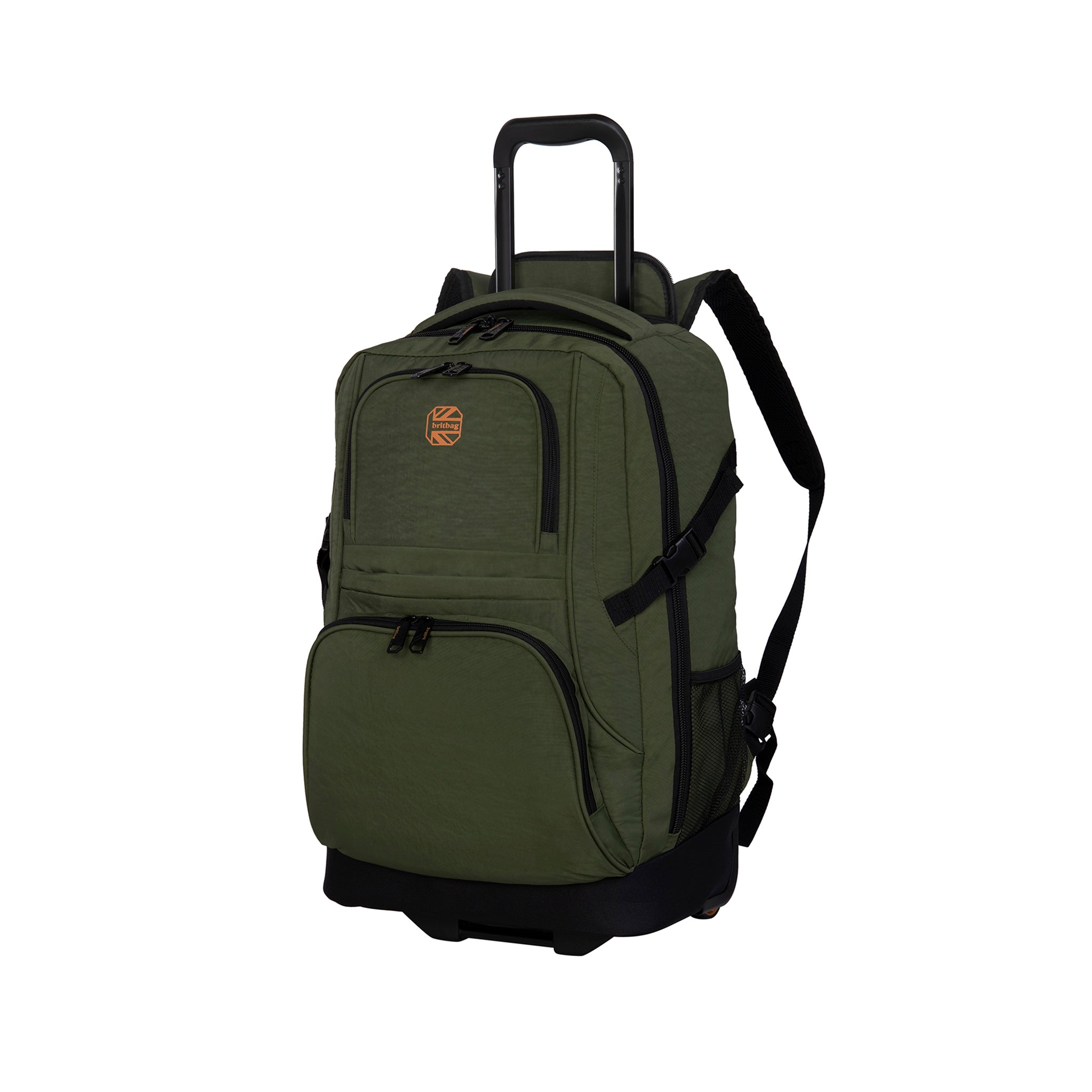 BRITBAG Nauru - Medium Trolley Backpack (Khaki)