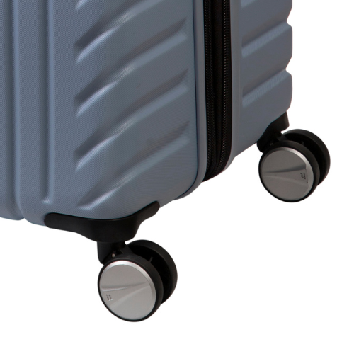 it luggage expandable 8 wheel hard cabin suitcase