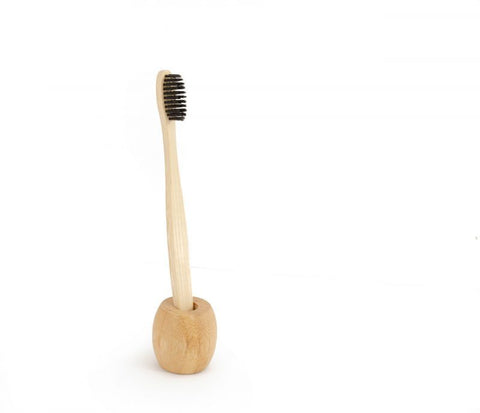 Bamboo Toothbrush and Bamboo Toothbrush Stand