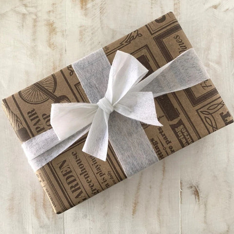 Reusing newspaper as sustainable gift wrapping solution