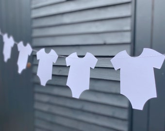 Eco Friendly Baby Shower Paper Garland Bunting