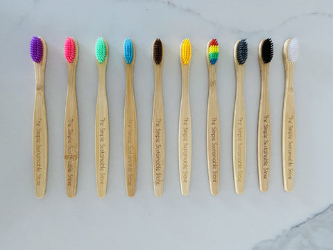 The Simple Sustainable Store bamboo toothbrush