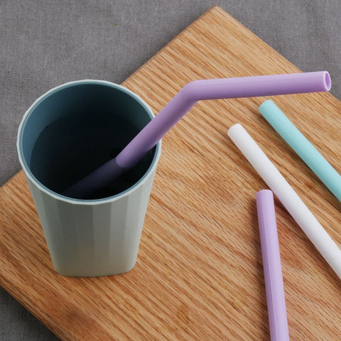 Reusable Silicone Straws for School