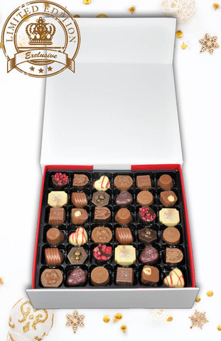 Assorted box of Wickedly Welsh Chocolate chocolates