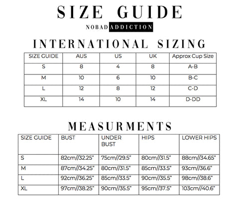 No Boundaries Clothing Size Chart