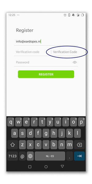 QCY-app English Verification Code