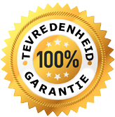 100% Tevredenheid Garantie