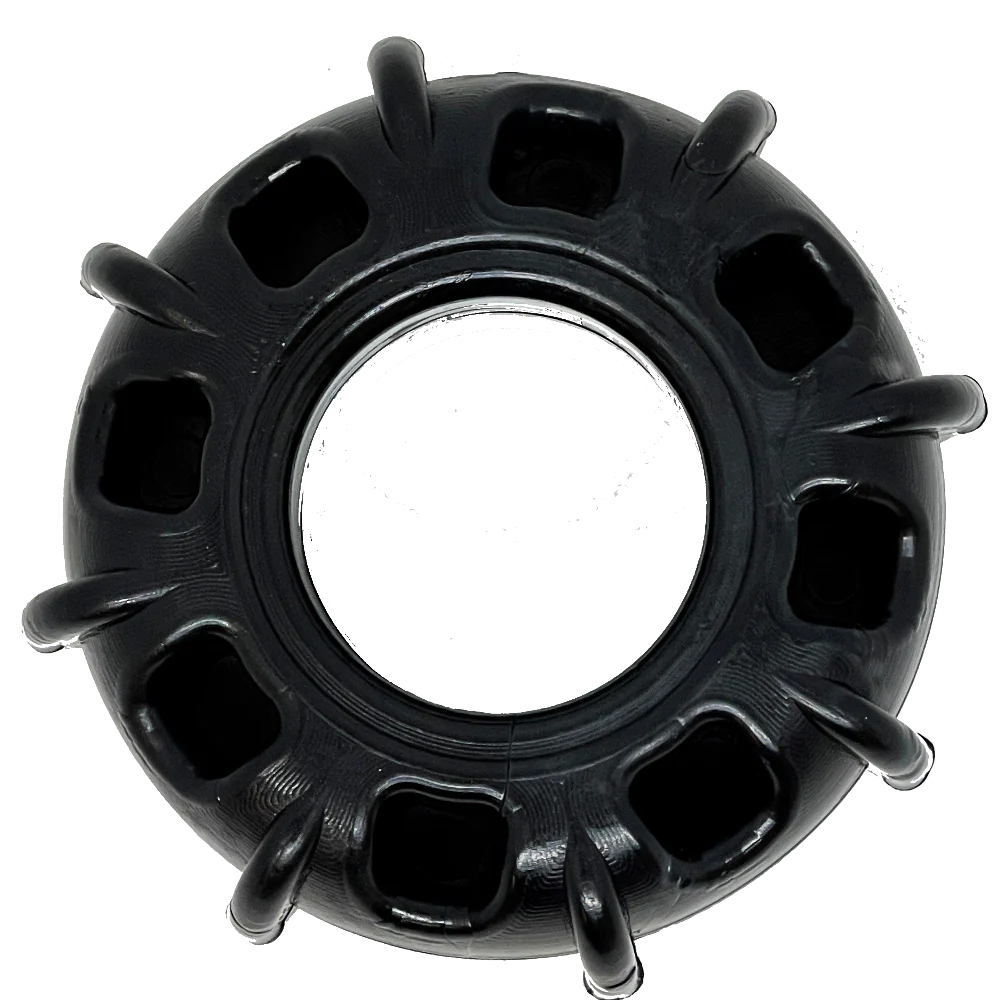 Industrial Dog by SodaPup Tractor Tire Ultra Durable Nylon Dog Chew Toy for Aggressive Chewers