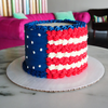 How to Decorate Fourth 4th of July Cake Picnic Cake Sweetology Video Tips and Tricks Cake Decorating Series