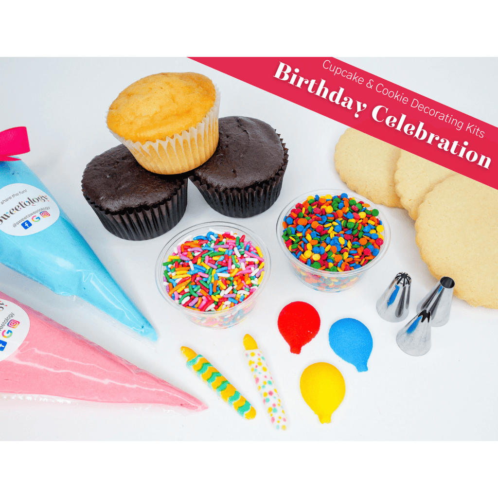 SweetFlo Kit de décoration Halloween pour cupcakes, muffins - Avec