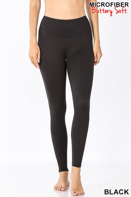 6641 - Buttery Soft Leggings - Black – A CoZ Boutique