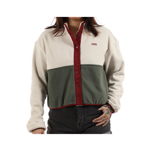 vans patchwork mock neck jacket