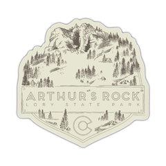 Arthur's Rock at Lory State Park Sticker